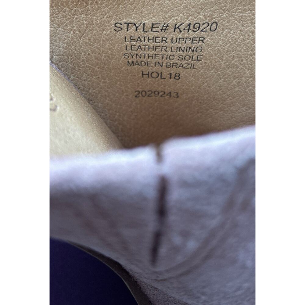Madewell Carey Mule Suede Faded Mauve Pink Size 7 Western Block Heel Clogs - Picture 8 of 8